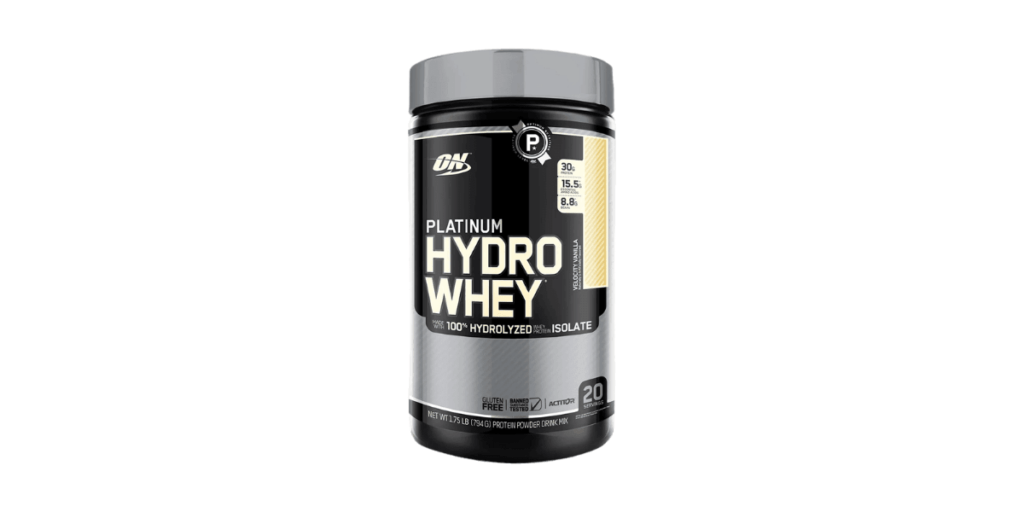 2(b) Optimum Nutrition Platinum Hydrowhey Powder-Velocity Vanilla
