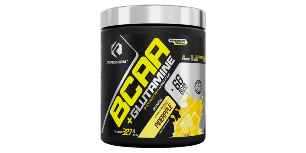 3.(a) Forzagen Bcaa’s + Glutamine with Hydragen Complex-Pineapple
