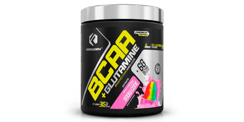 3.(c)Forzagen Bcaa’s + Glutamine with Hydragen Complex-Snow Cone