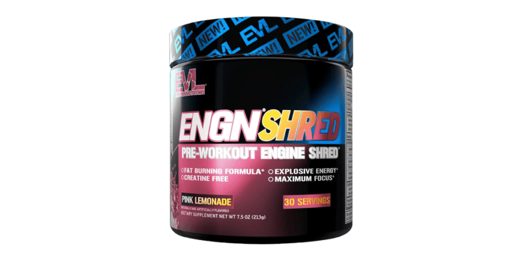 4(d) Evlution Nutrition Engn Pre-Workout Shred-Pink Lemonade