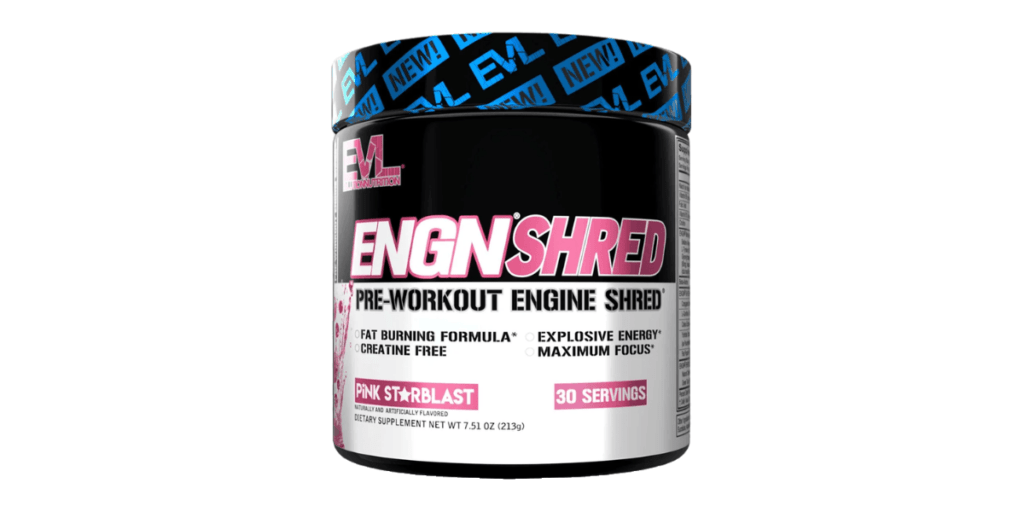 4(e) Evlution Nutrition Engn Pre-Workout Shred-Pink Starblast