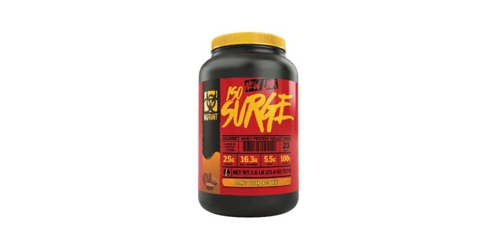 4(f) mutant Iso Surge - Pure Whey Isolate-Peanut Butter Chocolate